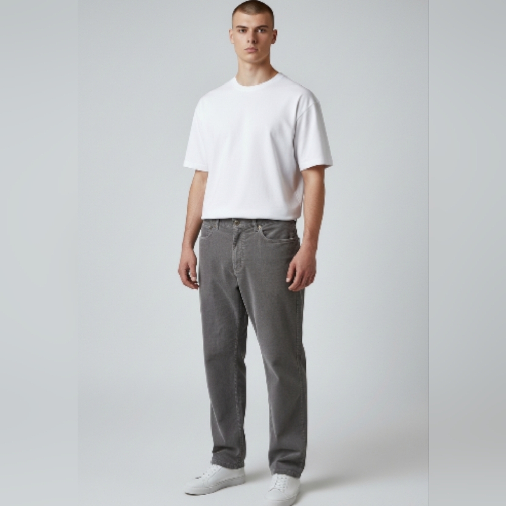 J. Crew Mercantile Men Corduroy Pants Gray Size 34/30 Actually (36x28.5)